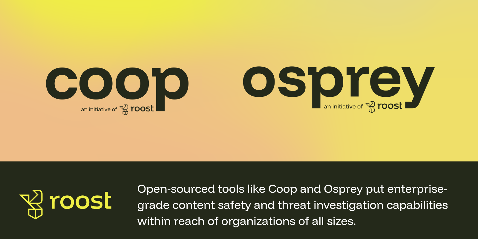 ROOST Announces “Coop” and “Osprey”: Free, Open-Source Trust and Safety Infrastructure for the AI Era